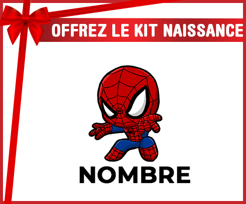 Kit para el nacimiento : Spiderman niños diseñan-2 con nombre