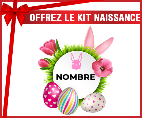 Kit para el nacimiento : Diseño-10 Huevo de Pascua con Nombre