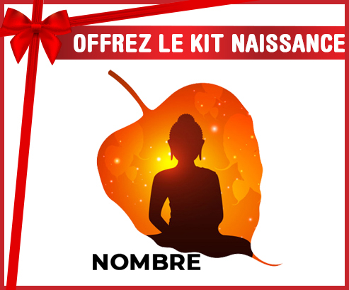 Kit para el nacimiento : Meditación budista zen diseño-1 con nombre