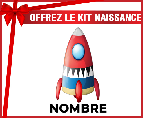 Kit para el nacimiento : Juguetes de juguete Rocket con nombre