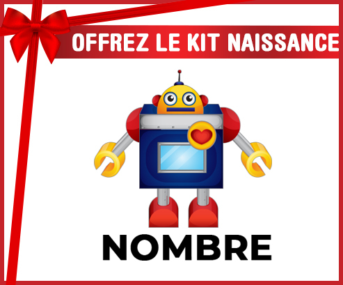 Kit para el nacimiento : Juguetes de juguete Robot con nombre