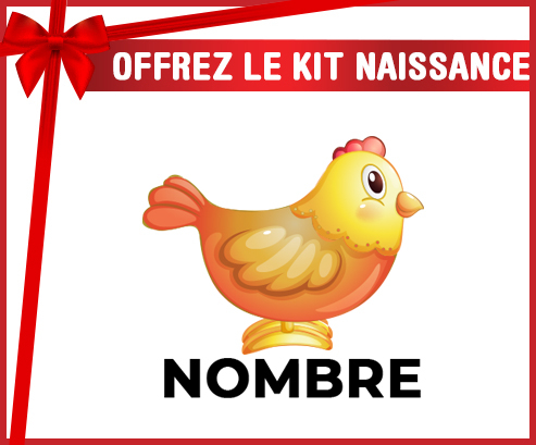 Kit para el nacimiento : Juguetes de juguete Gallina con nombre