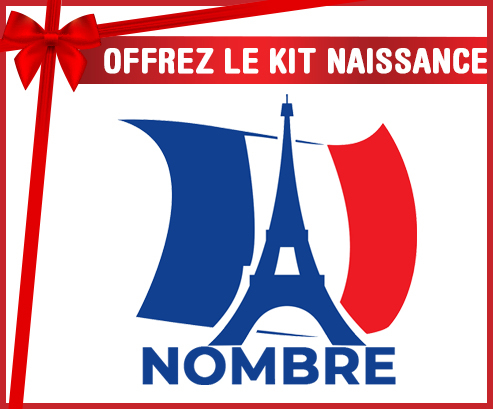 Kit para el nacimiento : Drapreau France - Torre Eiffel con nombre