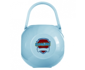 Pat Logo patrulla de Caja portachupetes con nombre