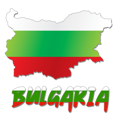 Mapa de Bulgaria, un diseño ideal para productos de bebé, agregando un toque divertido y educativo en chupetes y más.