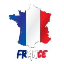 Mapa de Francia para decorar el espacio del bebé, ideal para inspirar su curiosidad desde pequeños. Disponibles en chupete-bebe.