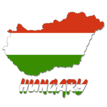 Mapa de Hungría para personalizar artículos de bebé, ideal para chupetes y accesorios en chupete-bebe.com.
