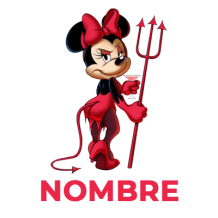 Orejas negras con nudo rosa de Disney Devil Minnie, ideales para dar un toque divertido a tu bebé. Perfectas para cualquier ocas