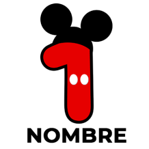 Chupete Disney Mickey Número 1, ideal para tu pequeño. Perfecto para la hora de dormir y lucir adorable. Disponible en chupete-b