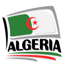 Bandera Algeria arte 1, ideal para personalizar artículos de bebé en chupete-bebe.com. Dale un toque especial a sus accesorios.