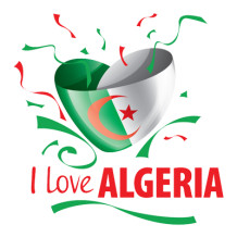 Chupete \"I love Algeria versión 3\", ideal para mostrar tu amor mientras cuidas a tu bebé con estilo. Disponible en chupete-beb