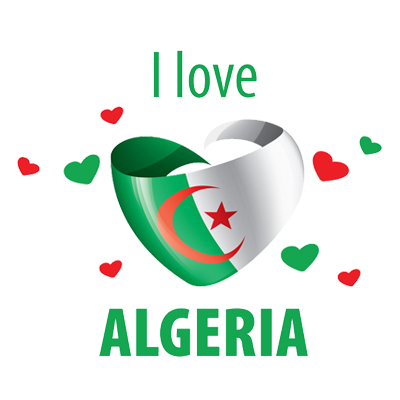 Chupete I love Algeria arte 4, ideal para mostrar tu amor por Argelia en cada momento. Perfecto para tu pequeño.