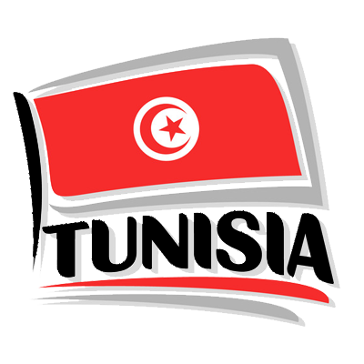 Bandera Tunisia arte 1, un diseño encantador para complementar los artículos de tu bebé en chupete-bebe.com.
