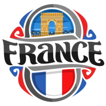 Banderia France arte 1, un diseño hermoso para artículos de bebé que combina estilo y funcionalidad. Ideal para el cuidado de tu