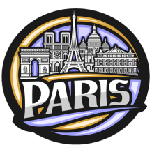 Chupetes y accesorios para bebé con diseño Ciudad de París versión 2. Ideal para un estilo único y encantador.