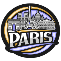 Chupetes y accesorios para bebé con diseño Ciudad de París versión 2. Ideal para un estilo único y encantador.