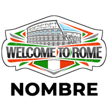 Chupete \"Welcome to Rome\", perfecto para tu bebé. Diseño divertido y suave, ideal para la comodidad de los más pequeños.