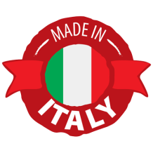 Sello de calidad \"Made in Italy\" para artículos de bebé como chupetes y bodis. Ideal para los más pequeños en chupete-bebe.com