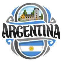 Logo Flag Argentina, ideal para personalizar productos para bebé en chupete-bebe.com. Perfecto para mostrar tu amor por Argentin