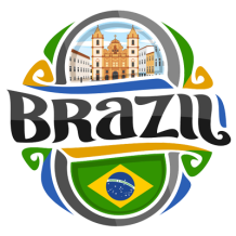 Chupete Flag Brazil: un toque alegre y cultural para tu bebé. Ideal para mantener la calma en cualquier situación.