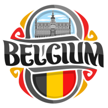 Chupete Flag Belgium, ideal para bebés. Diseño divertido y exclusivo. Perfecto complemento para su colección.