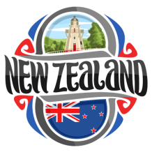 Chupete Flag New Zealand, ideal para tu bebé. Diseño divertido y colorido. Encuéntralo en chupete-bebe.com.