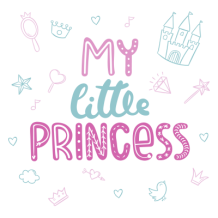 Chupete \"My little princess versión-1\", diseño encantador para bebés, disponible en chupete-bebe.com.