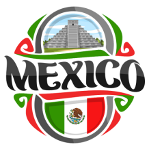 Chupete Flag Mexico: diseño divertido y único para bebés, ideal para un toque mexicano en sus accesorios.