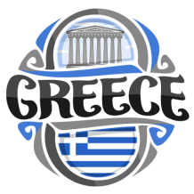 Chupete Flag Greece, ideal para que tu bebé luzca un estilo único y divertido. Disponible en chupete-bebe.com.