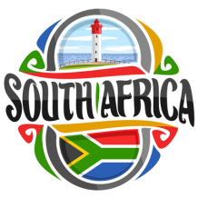Flag South Africa, un diseño encantador para chupetes y artículos para bebé. Ideal para dar un toque especial. Visítanos en chup