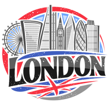 Producto Ciudad de London: diseño encantador para alegrar los artículos de tu bebé. Ideal para chupetes y accesorios.