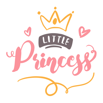 Diseño encantador de My little princess arte-2, ideal para ropa y accesorios de bebé. Perfecto para tu pequeña princesa.
