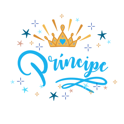 Corona amarilla estrella príncipe arte-2, ideal para añadir un toque especial a los accesorios de tu bebé. Disponible en chupete