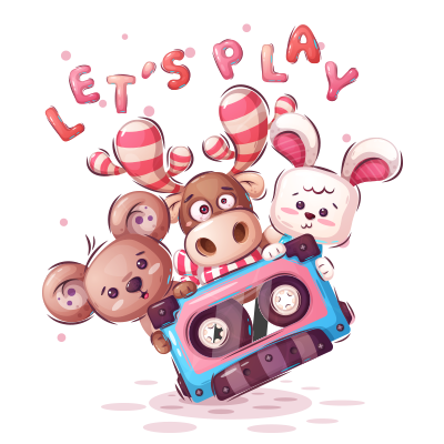 Animales Divertidos Let\'s Play, el complemento ideal para sonreír y jugar con tu bebé. ¡Descúbrelos en chupete-bebe.com!