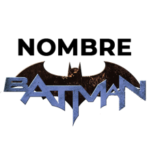 Logo de Batman para artículos de bebé, ideal para chupetes, bodis y accesorios. Disponible en chupete-bebe.com.