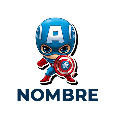 Chupete Captain America kids creación-1, ideal para los pequeños héroes. Perfecto y seguro para su suave boca.