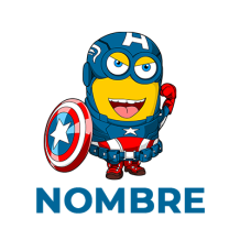 Chupete Captain America Minion, divertido y seguro para tu bebé. Ideal para momentos de ternura. Disponible en chupete-bebe.com.