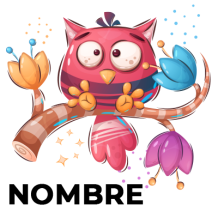 Divertido y colorido diseño de búho para artículos de bebé. Ideal para chupetes y accesorios. Perfecto para hacer sonreír a tu p