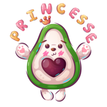 Animales Divertidos Princess, adorable diseño para artículos de bebé que hará sonreír a tu pequeño. Perfecto para chupetes y más