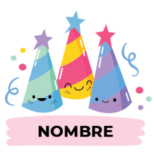 Estilo de fiesta de cumpleaños 3, divertido y colorido, ideal para celebrar con los más pequeños. Disponible en chupete-bebe.com