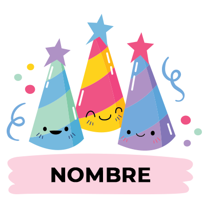 Estilo de fiesta de cumpleaños 3, divertido y colorido, ideal para celebrar con los más pequeños. Disponible en chupete-bebe.com