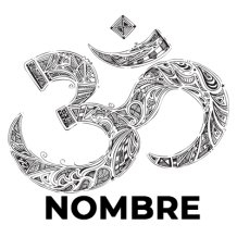 Chupete Om aum sanskrit arte-2, un toque artístico y único para tu bebé. Ideal para momentos de calma.