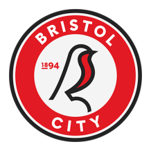 Chupete con diseño del Bristol City FC, ideal para pequeños aficionados al fútbol. Disponible en chupete-bebe.com.