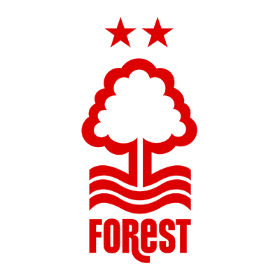 Logo del Nottingham Forest Football Club, ideal para artículos de bebé. Encuentra productos en chupete-bebe.com.