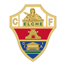 Escudo del Elche Club de Fútbol, ideal para bodis, baberos y más artículos para bebés en chupete-bebe.com.