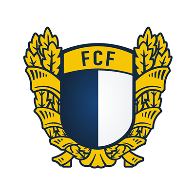 Escudo del Futebol Clube Famalicão, ideal para artículos de bebé como chupetes y bodis. Perfecto para pequeños aficionados.