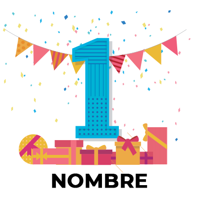 Decoración festiva para fiesta de cumpleaños de un año, ideal para celebrar momentos especiales con tu bebé.