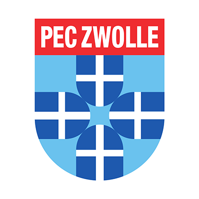 Logo de PEC Zwolle, ideal para personalizar artículos de bebé en chupete-bebe.com. Perfecto para pequeños aficionados al fútbol.