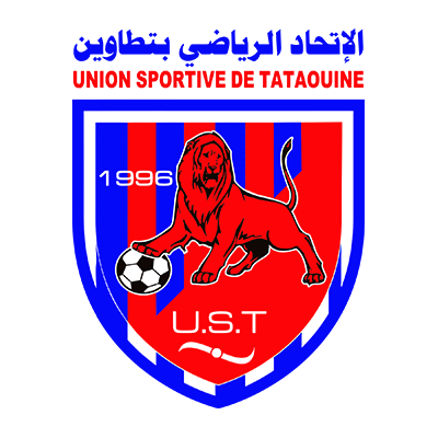 Logo de la Unión Deportiva de Tataouine, ideal para personalizar artículos de bebé como bodis y baberos en chupete-bebe.com.