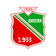 Escudo de la Unión Sportive Madinet Bel Abbès, ideal para personalizar artículos de bebé en chupete-bebe.com.